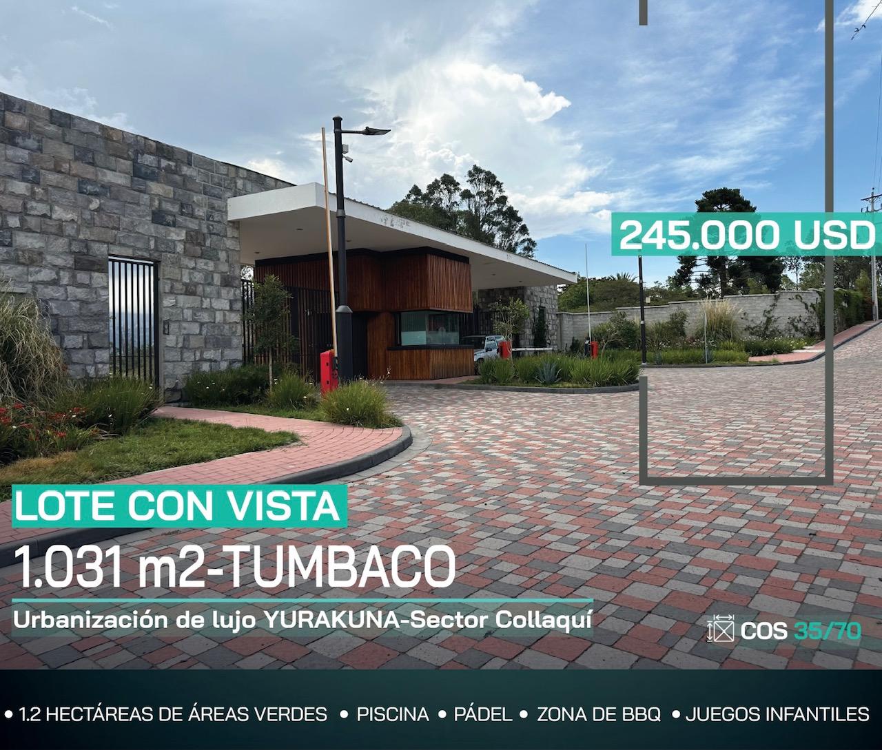 En venta espectacular y exclusivo Terreno Urbanizado en Tumbaco