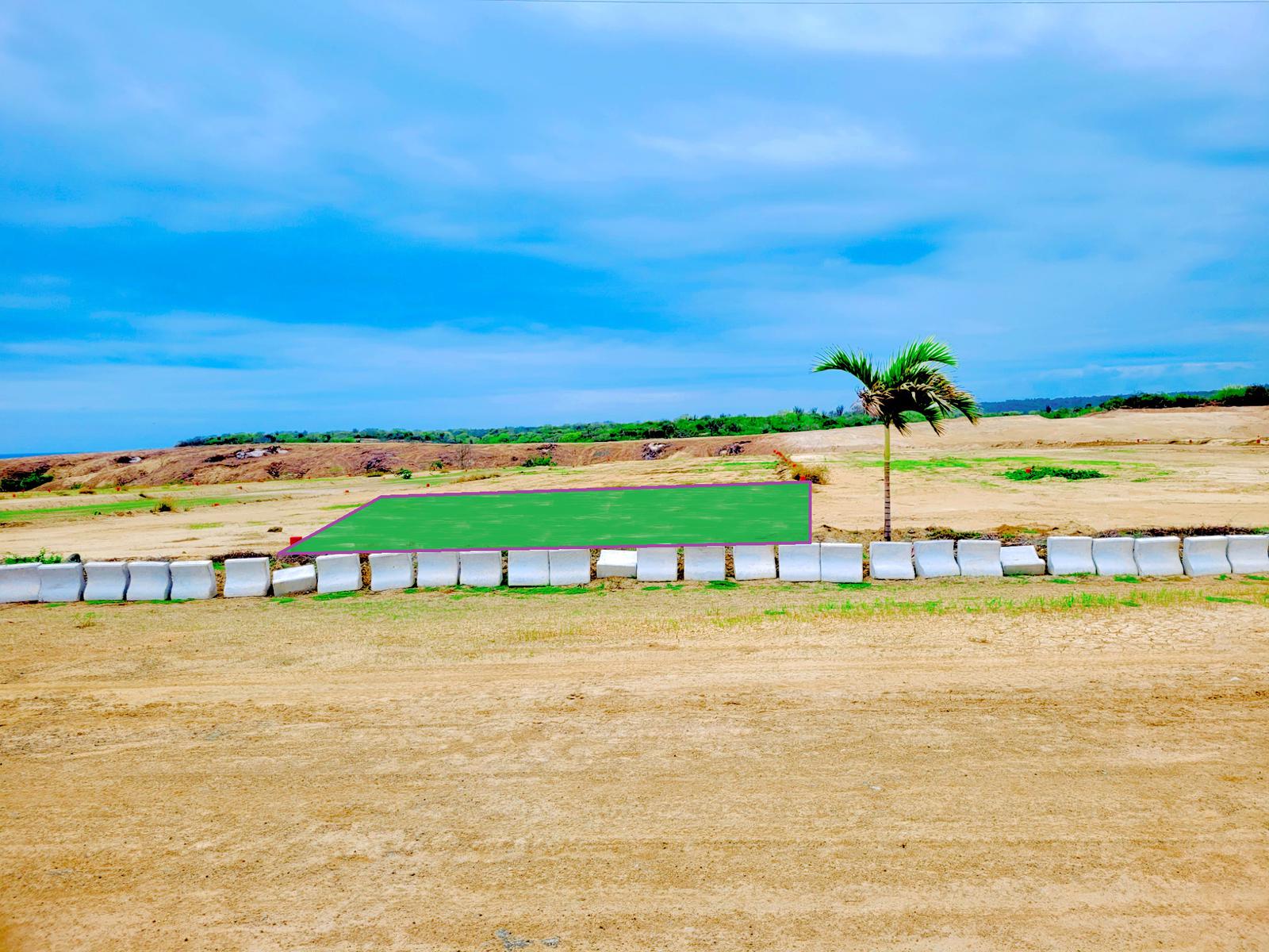 Terreno en  venta dentro de urbanización cerrada frente al mar Playa San José