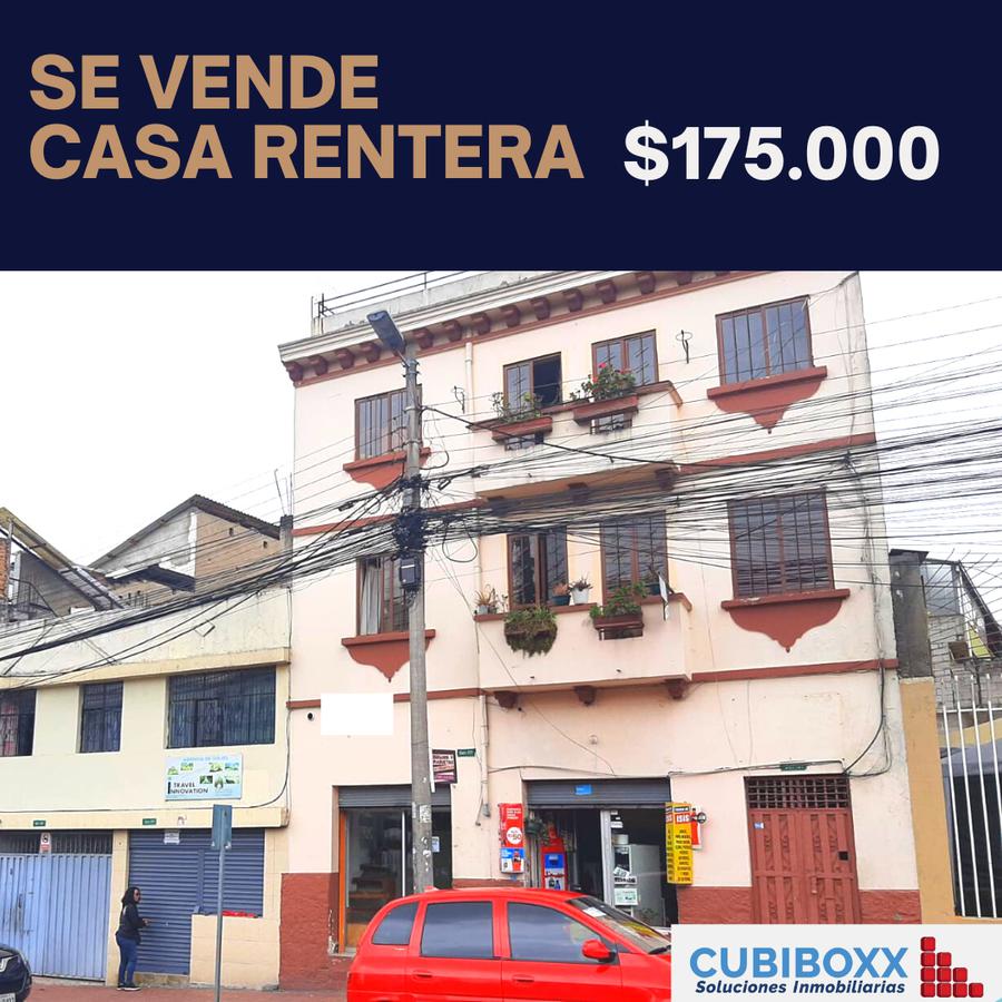 En venta Casa Rentera  Al frente del Banco Central del Ecuador