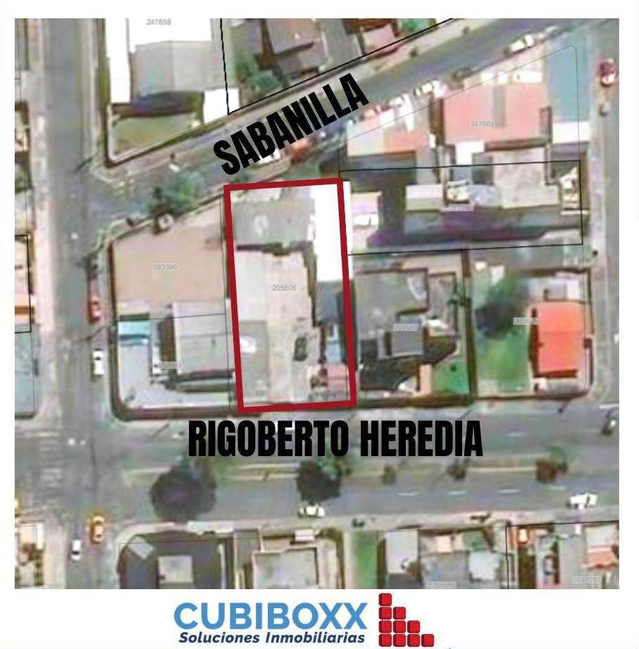 Terreno de venta en la Rigoberto Heredia y Machala-Quito con 2 Frentes