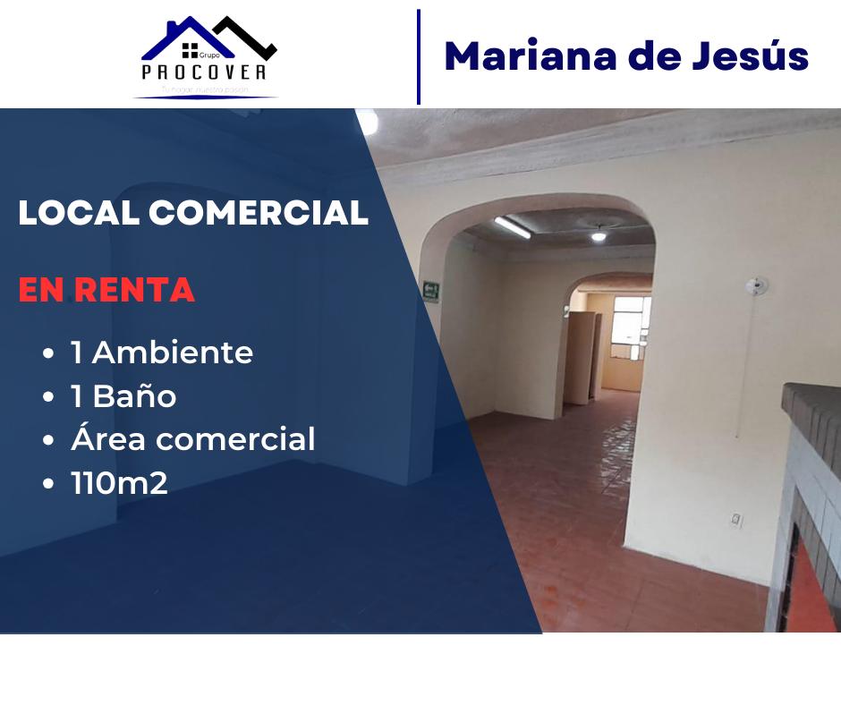 Local en renta - 110m2 - Mariana de Jesús