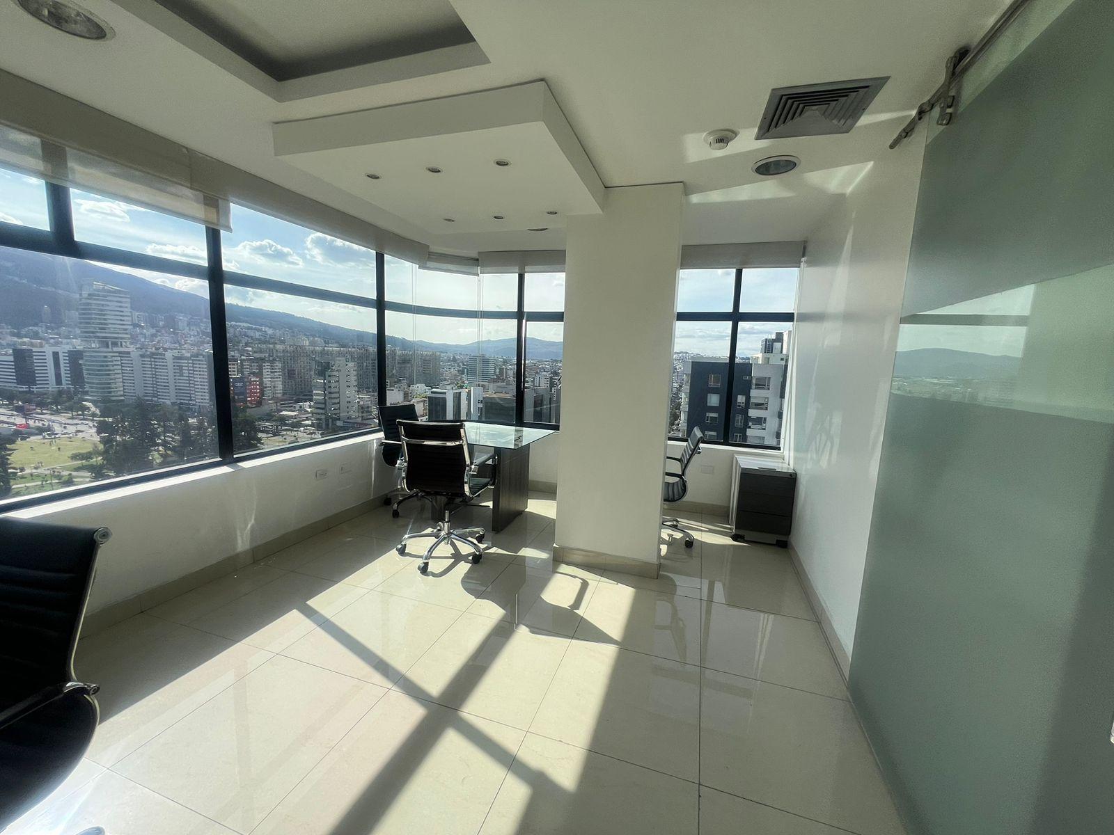 MV-SECTOR LA CAROLINA, AV. SHYRIS, EN RENTA OFICINA AMOBLADA 220 M2,  EDIFICIO CORPORATIVO