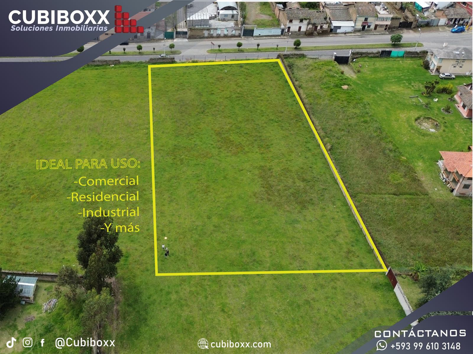 Terreno Urbano en Venta 5000m2! Ubicación Estratégica-Vía principal Centro de Cayambe