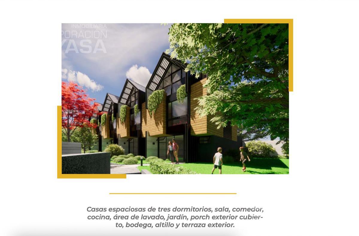 TUMBACO - CERCA AL PUENTE DEL CHICHE,  CASA DE 138,39 m2 EN VENTA, EN PROYECTO (C-9)