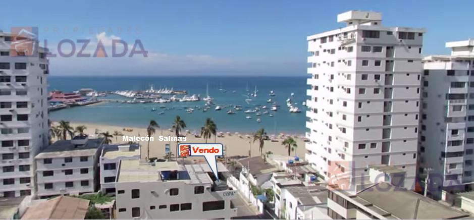 Vendo   Salinas  Condominio a 50 m. del Malecón de Salinas