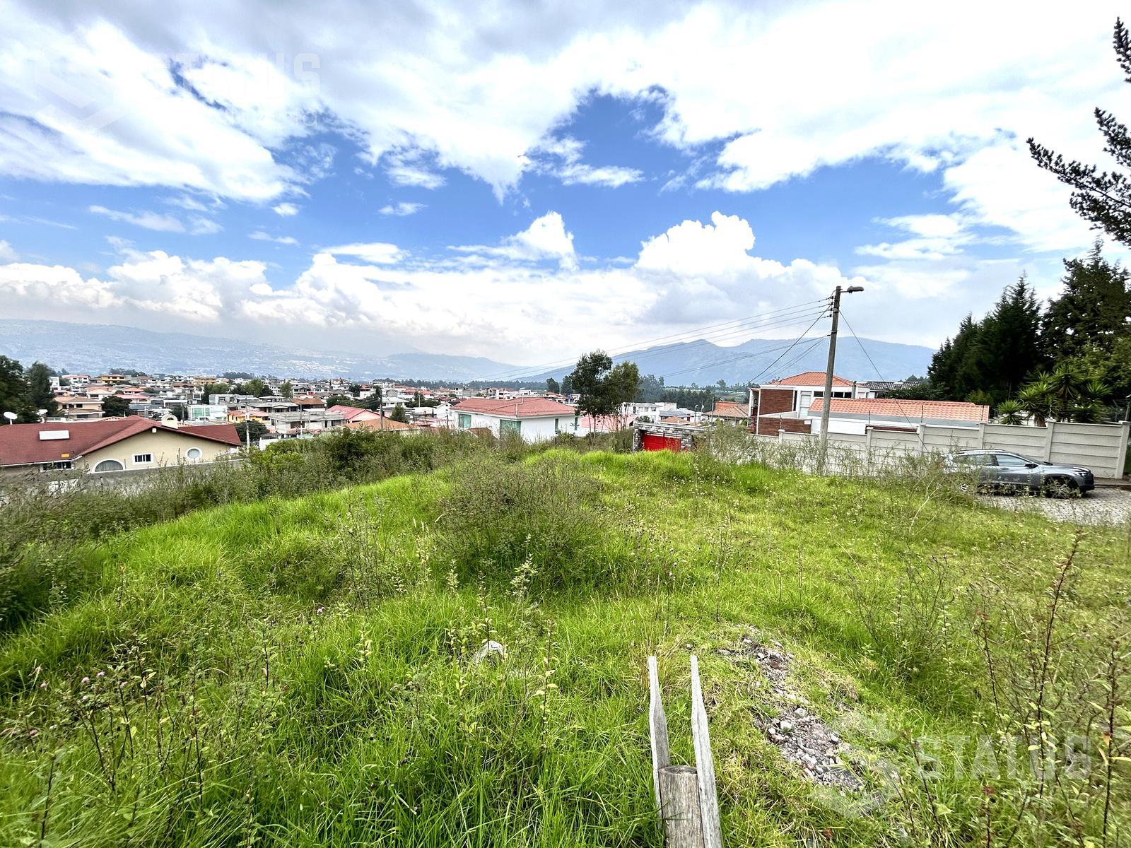 Vendo Terreno con hermosa vista en Urb. 769 m, Sector La ESPE - Sangolqui, $104.900