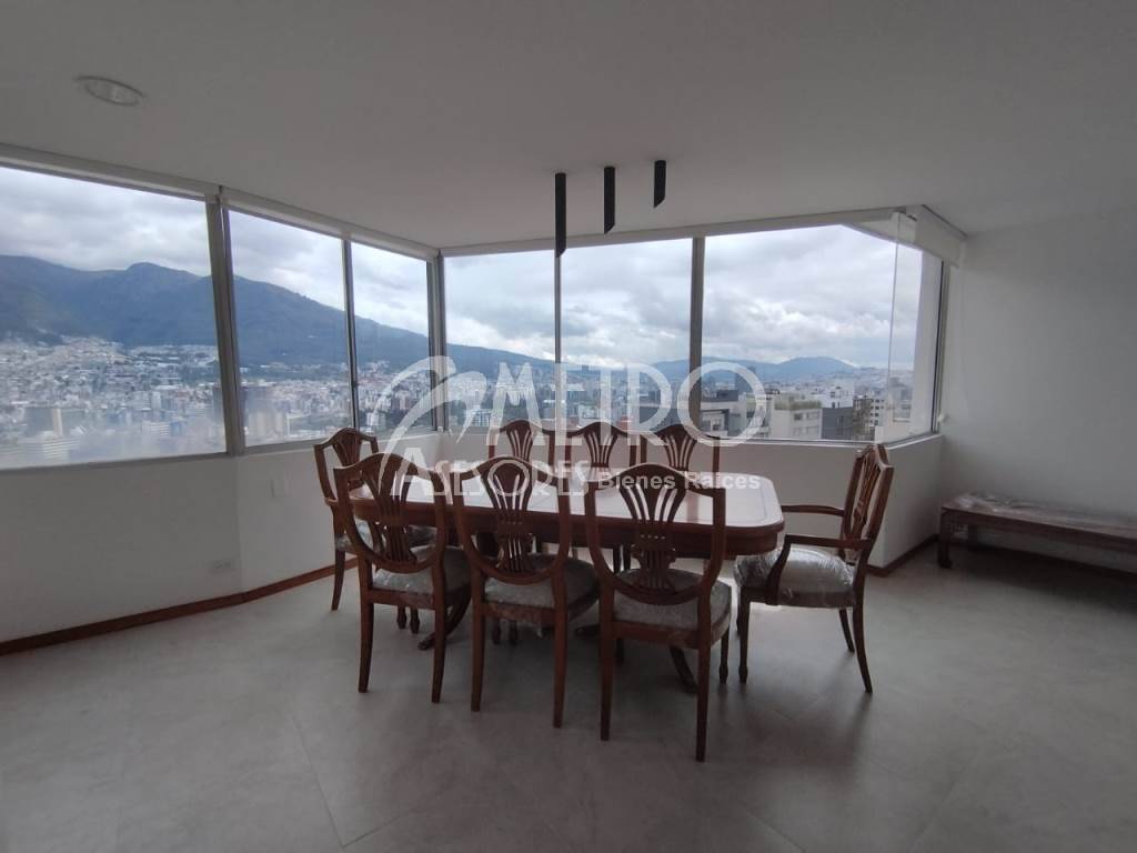 Departamento amoblado en renta 116 m2 en la González Suárez